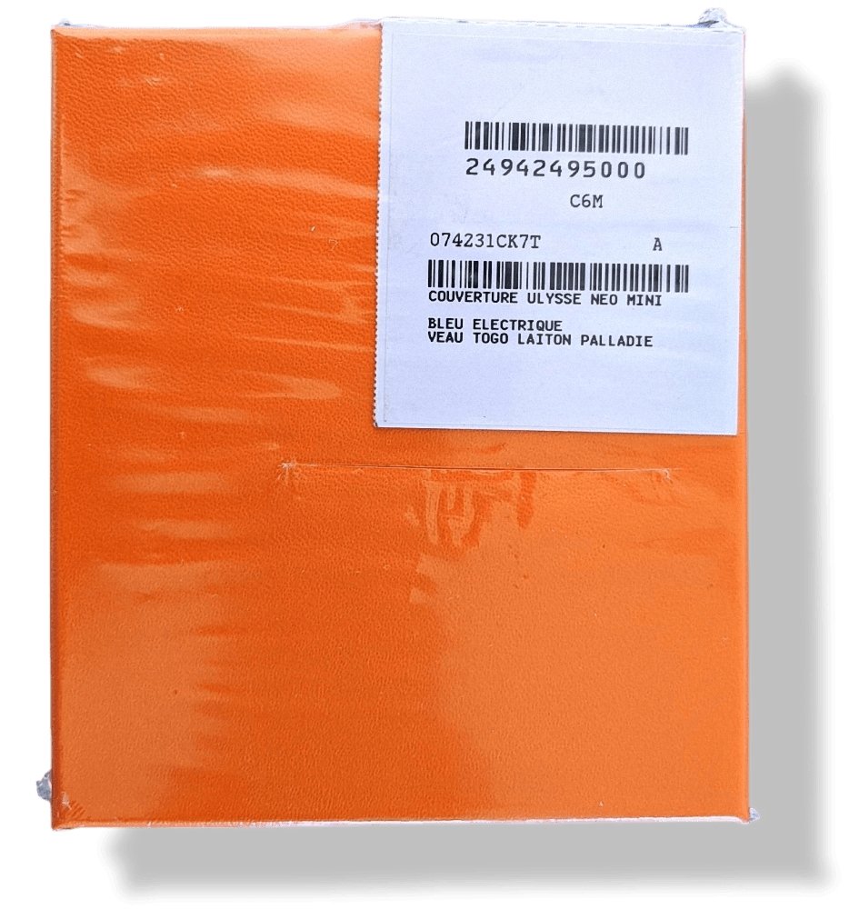 Hermes Electric Blue Togo Calfskin ULYSSE NEO MINI NoteBook Cover, BNWTIB under cellophane! - poupishop