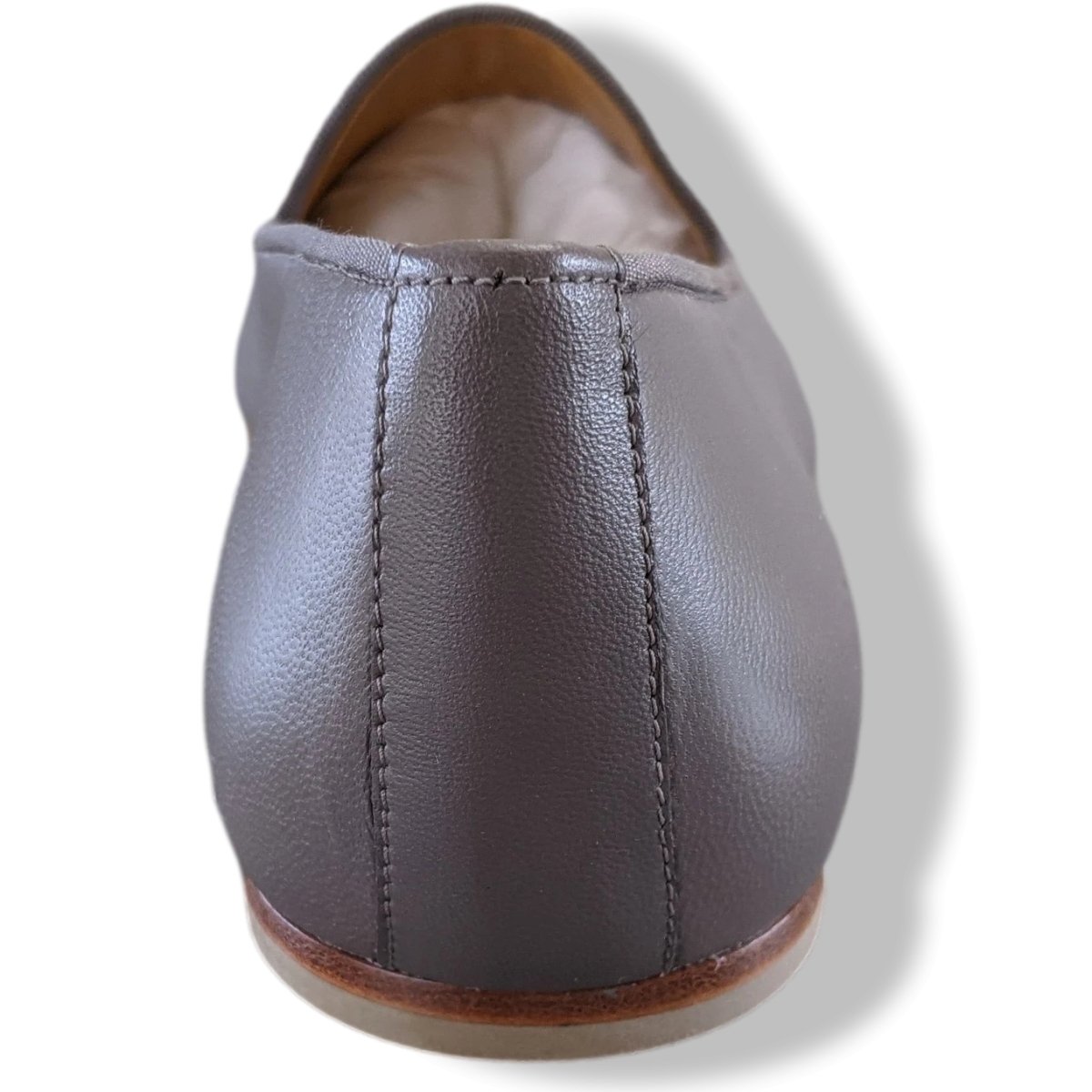 Hermes Elegant Gris Etain Nappa GASPARD Men's Loafers Mocassins Shoes, BNEW in White Box and Dustbag! - poupishop