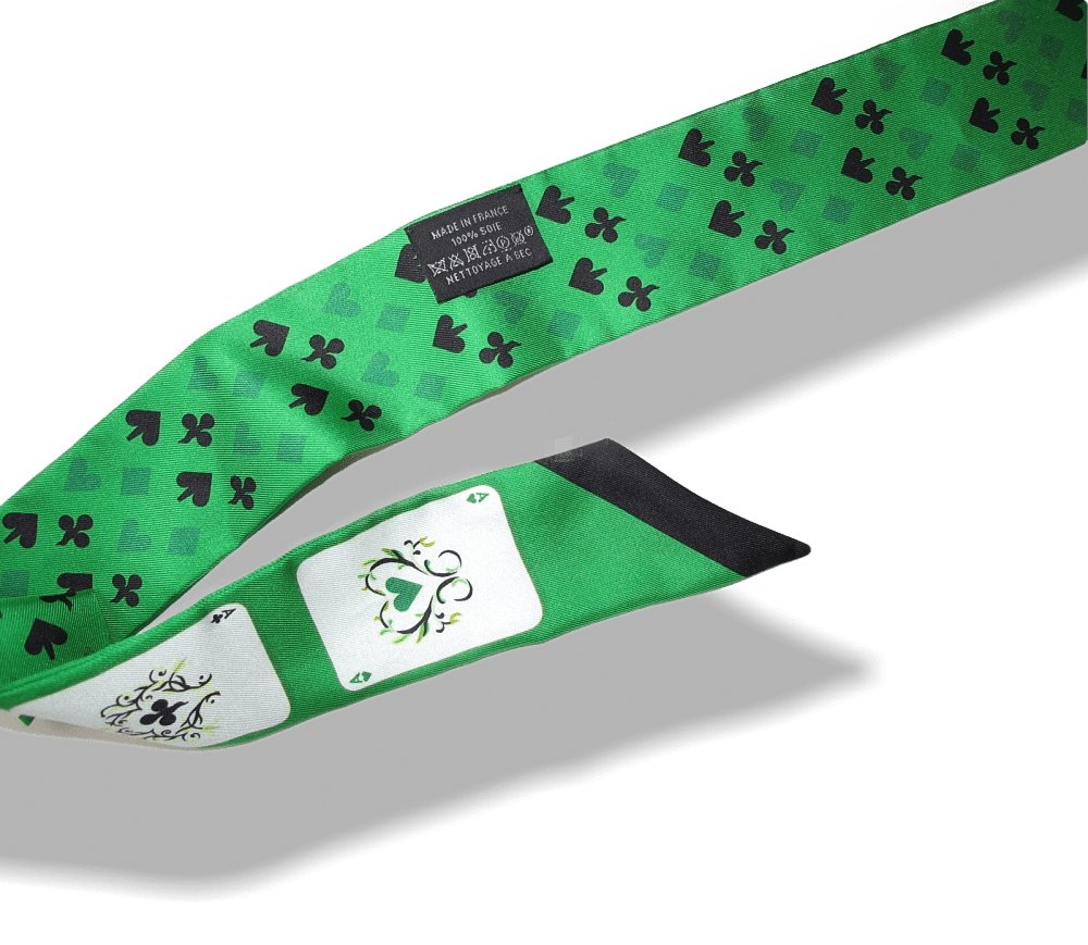 Hermes Emerald Black Yellow Jeu de Cartes by AM Cassandre Twilly, New! - poupishop