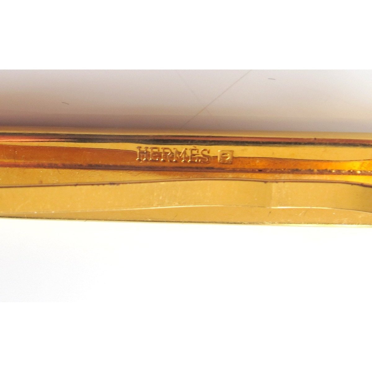 Hermes Enamel and Plated Gold 24k Tie Pin, NIB! - poupishop