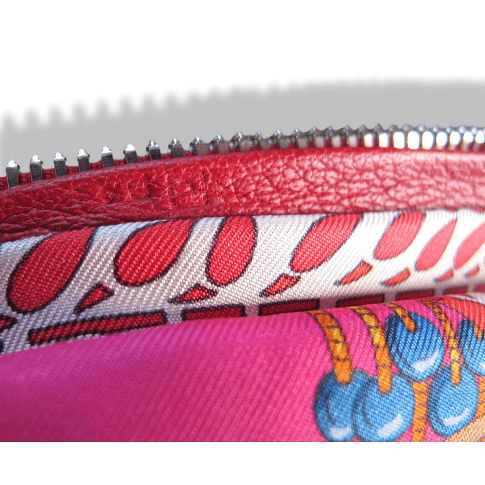 Hermes Fuchsia Red La Danse du cheval Marwari by Annie Faivre Silky Pop Bag, New! - poupishop