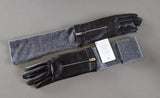 Hermes [GL02] Women's Noir/Anthracite GANTS FEMME RIVALE BI AGNEAU GLACE/CACHEMIRE Gloves, BNWTIB! - poupishop