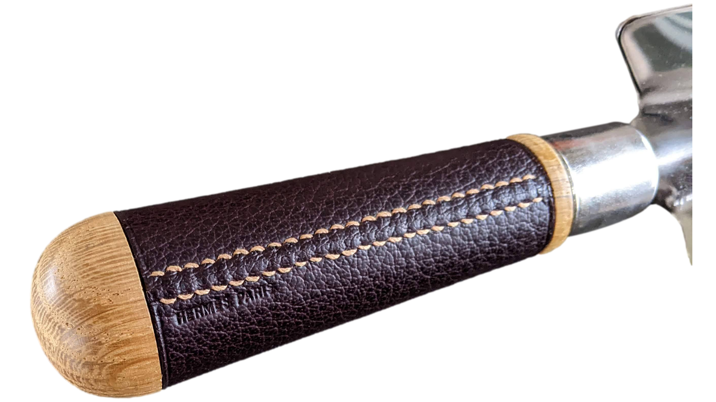 Hermes Outil de Jardinage "Graduated Planter" Chromium-Plated Gardening Tool