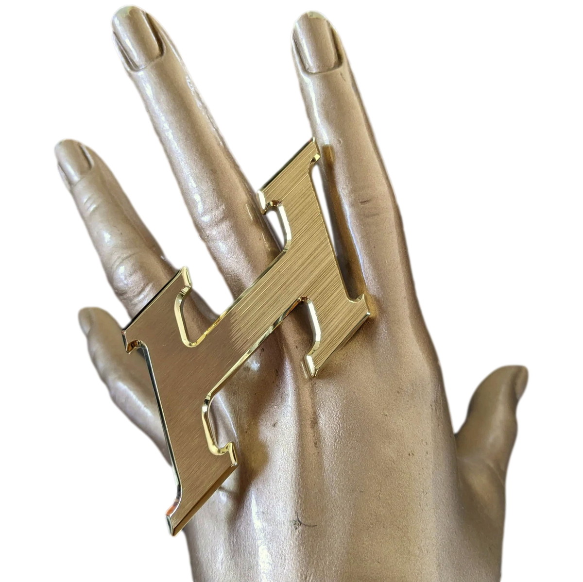 Hermes Permabrass "H Speed" Belt Buckle 32 mm
