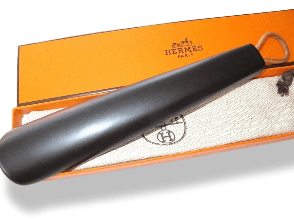 Hermes Home Hand-Laquered Wood TRAVEL SHOE HORN, BNWTIB! - poupishop