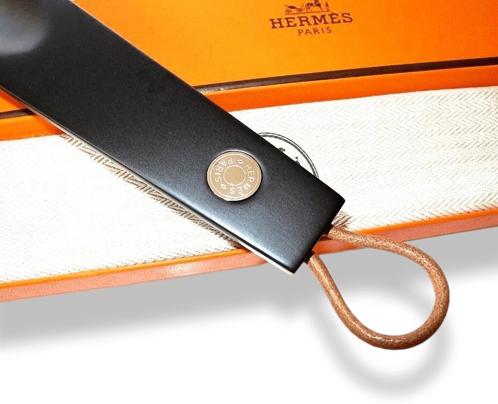 Hermes Home Hand-Laquered Wood TRAVEL SHOE HORN, BNWTIB! - poupishop