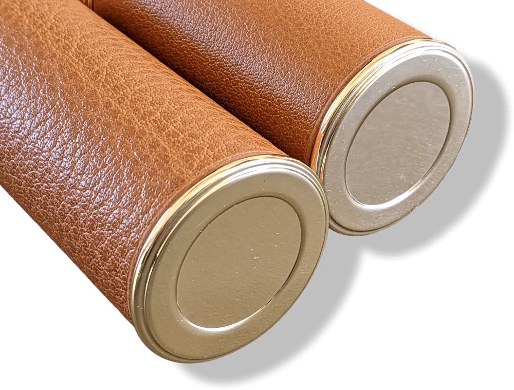 Hermes Home Set of 2 Empty Buffalo Leather Cases LE BOITIER CUIR for Vaporizer 75 ml, BNIB! - poupishop