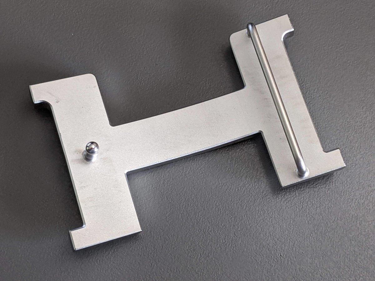 Hermes Huge Acier Brossé CONSTANCE 42 MM Belt Buckle, Good condition! - poupishop