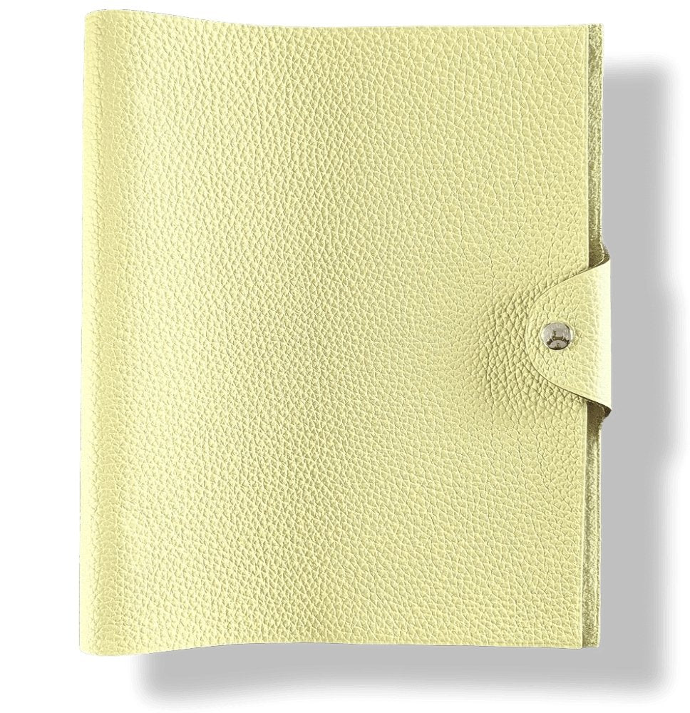 Hermes Jaune Poussin Togo Calfskin ULYSSE MM NoteBook Cover, BNWTIB! - poupishop