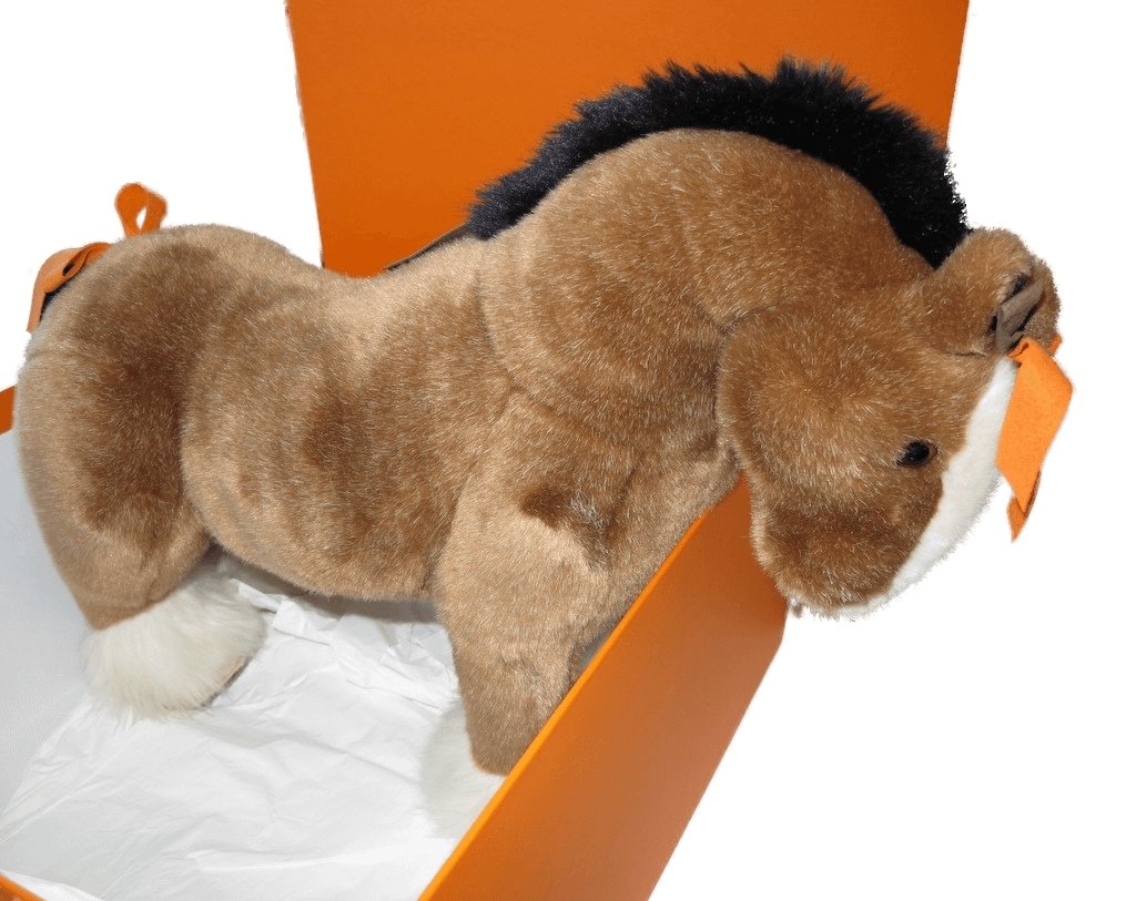 Hermes Kids Natural Hermy Plush Horse Doll, NIB! - poupishop