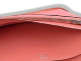 Hermes [L14] Pink Taurillon Clemence AZAP GM COMBINED WALLET Rare, BNIB! - poupishop