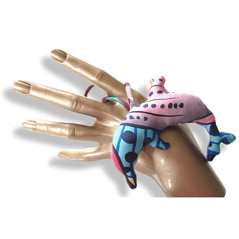 Hermes Lavander Pink Dolphin Petit H Silk Bridle Bag Charm PM, NIB! - poupishop