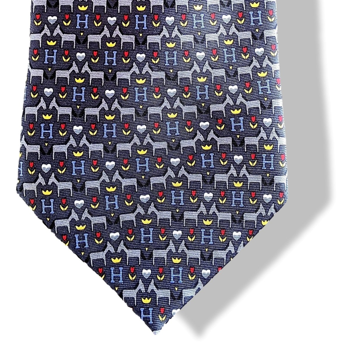 Hermes Limited Special Issued for Henkell & Söhnlein Print Scarf Twill Silk Tie 10 cm, New in Box! - poupishop