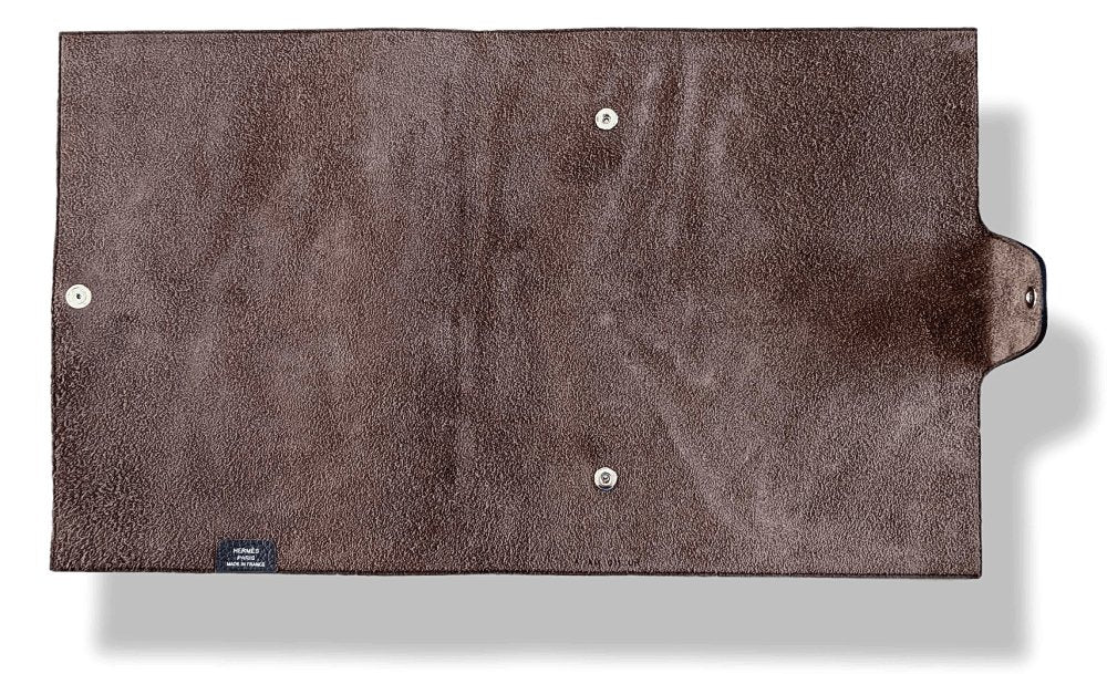 Hermes Macassar Togo Calfskin ULYSSE MM NoteBook Cover, BNWTIB! - poupishop