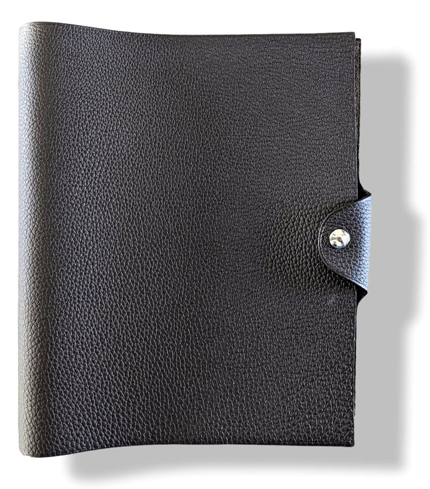 Hermes Macassar Togo Calfskin ULYSSE MM NoteBook Cover, BNWTIB! - poupishop
