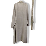 Hermes Men's Natural Linen Kimono Bath Robe, L - poupishop