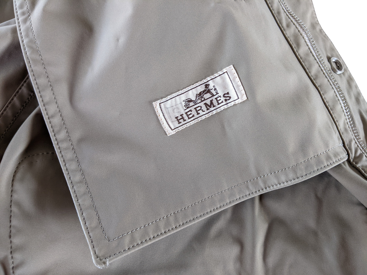 Hermes Mastique/Beige Men's Parka Sz54