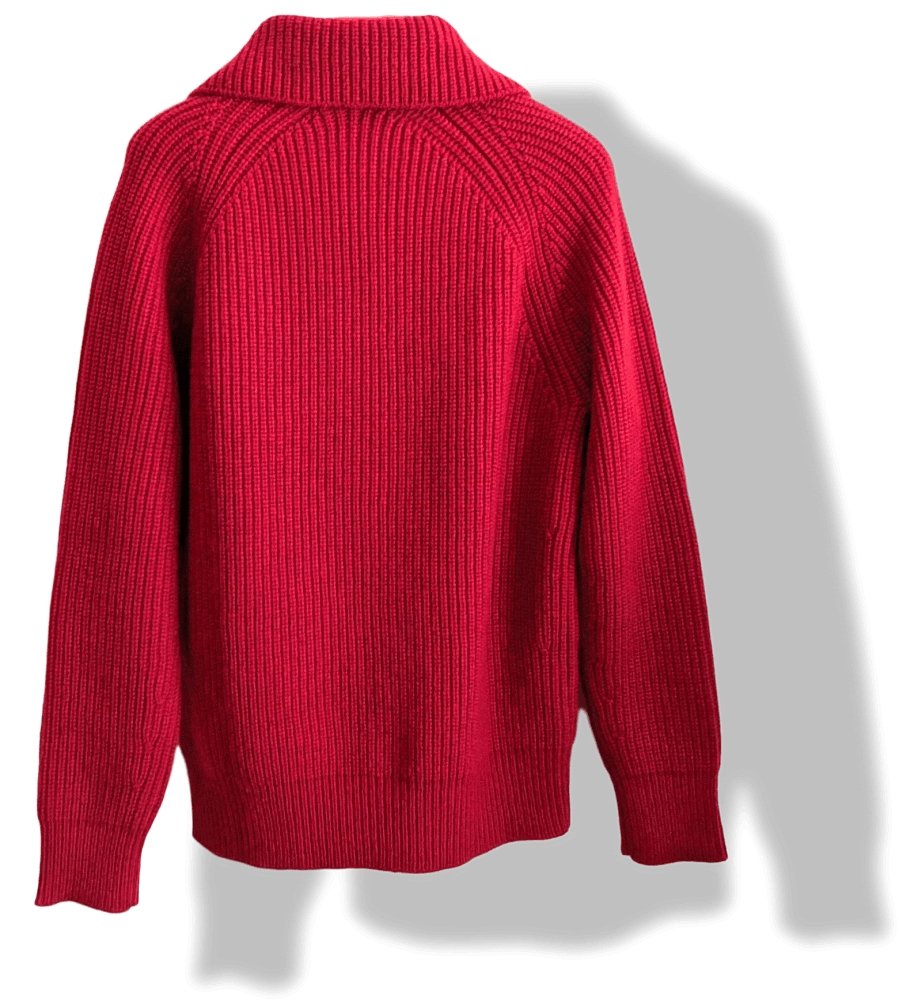 Hermes Men's Red 100% Cashmere & Lambskin Vest SzM, BNWT! - poupishop