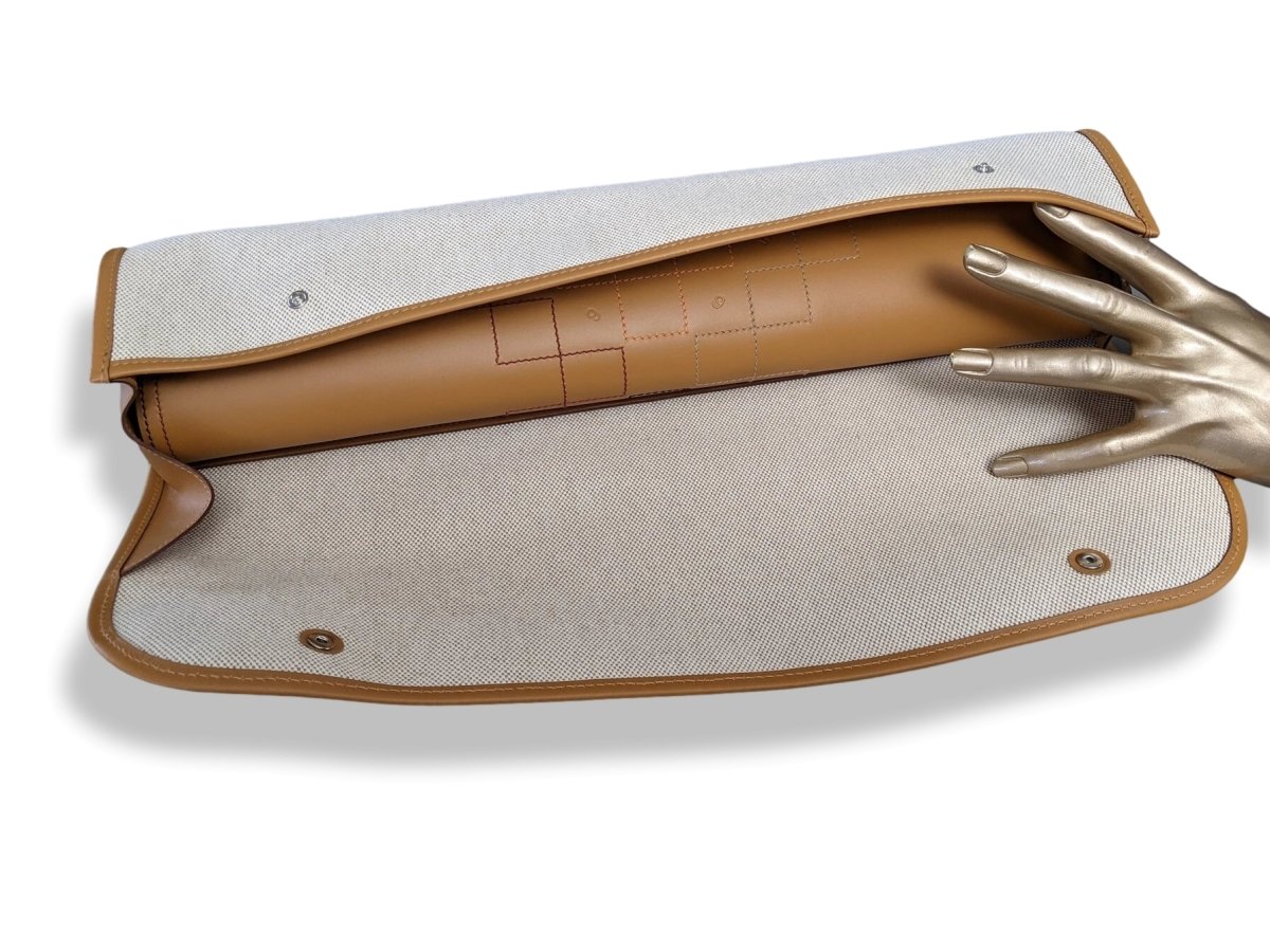 Hermes Natural Veau Chamonix/Exotic Woods Jeu LES PETITS CHEVAUX - LUDO Game, RARE, New! - poupishop