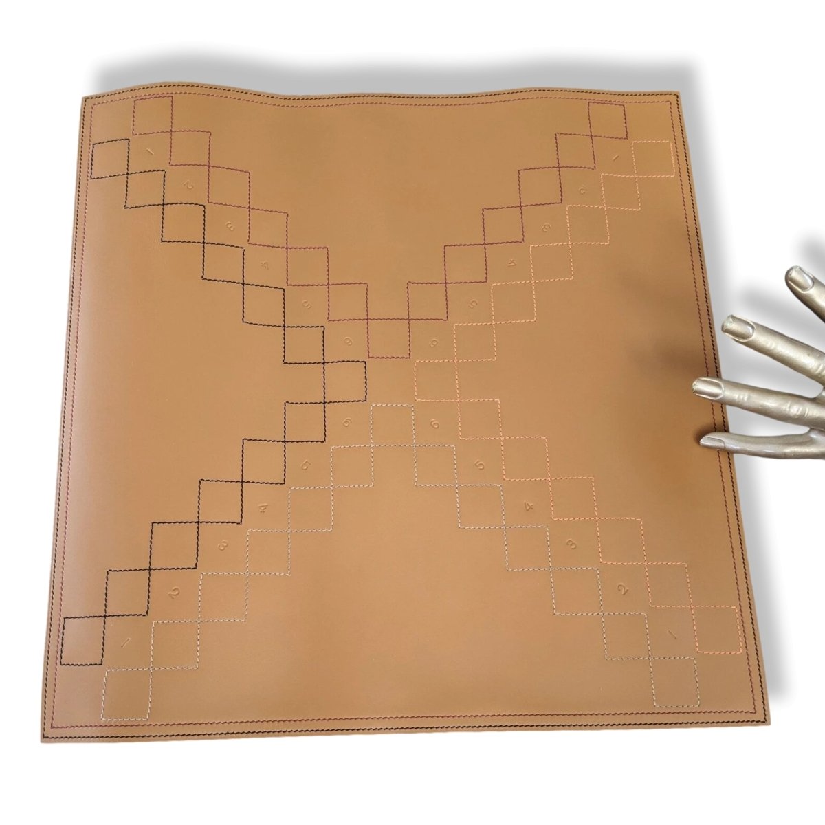 Hermes Natural Veau Chamonix/Exotic Woods Jeu LES PETITS CHEVAUX - LUDO Game, RARE, New! - poupishop
