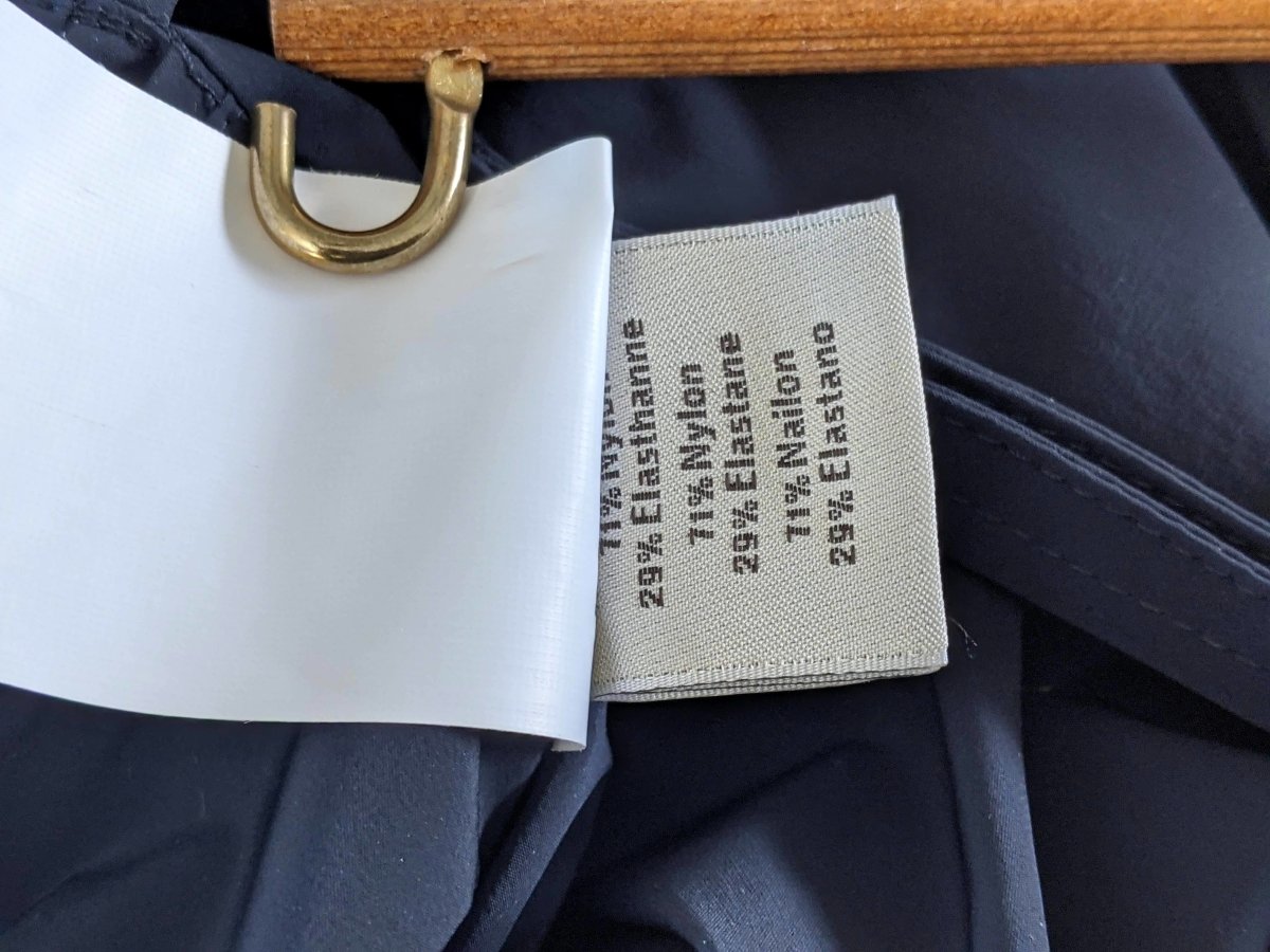 Hermes Navy Impermeable Pardessus TOILOVENT TECHNIQUE Men's Coat Sz52, Pur Luxe! - poupishop