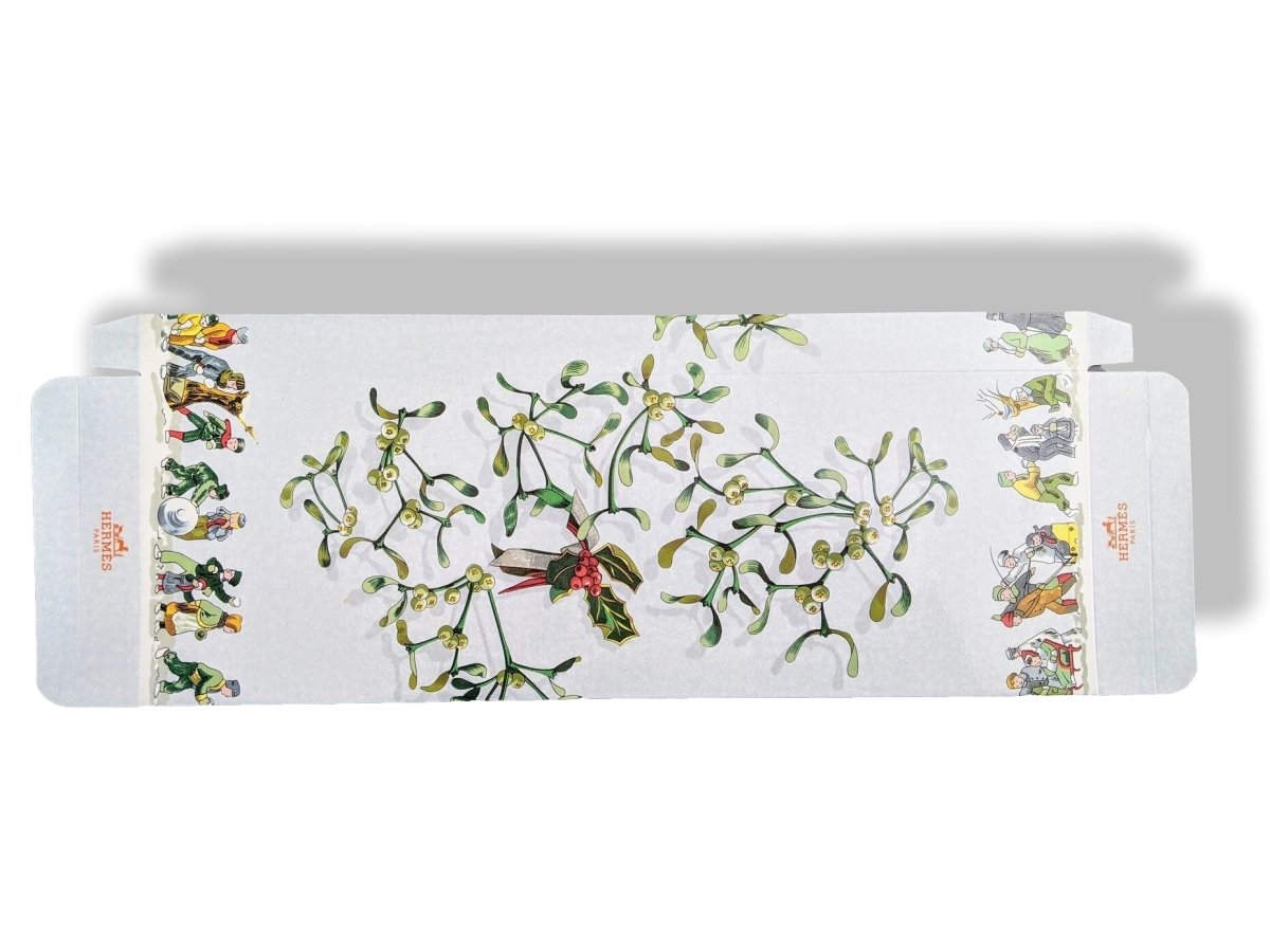 Hermes NEIGE D'ANTAN Overbox for Tie, New! - poupishop
