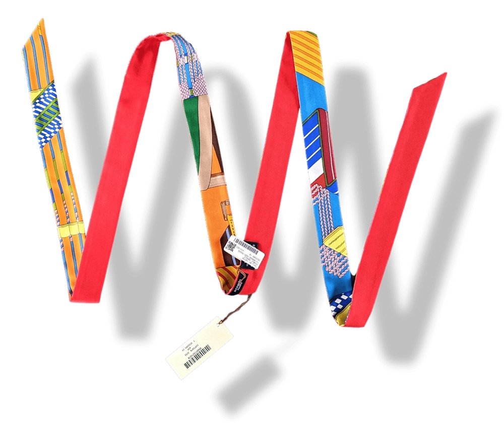 Hermes Orange Green Red DOUBLE SANGLE by Virginie Jamin/Joachim Metz Twillon, BNWTIB! - poupishop