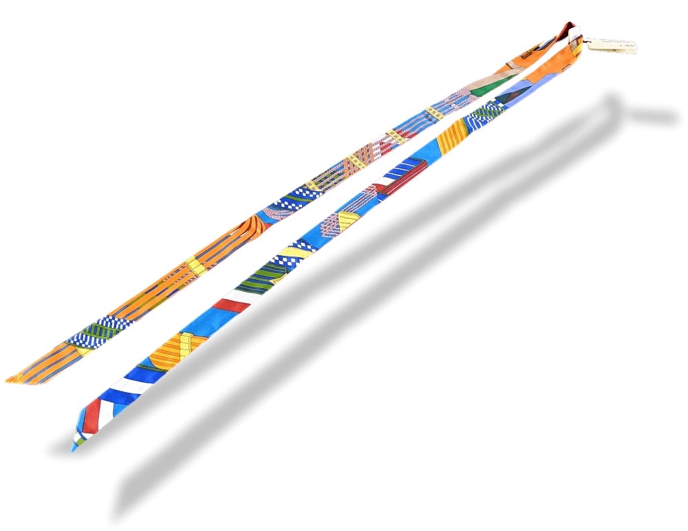 Hermes Orange Green Red DOUBLE SANGLE by Virginie Jamin/Joachim Metz Twillon, BNWTIB! - poupishop