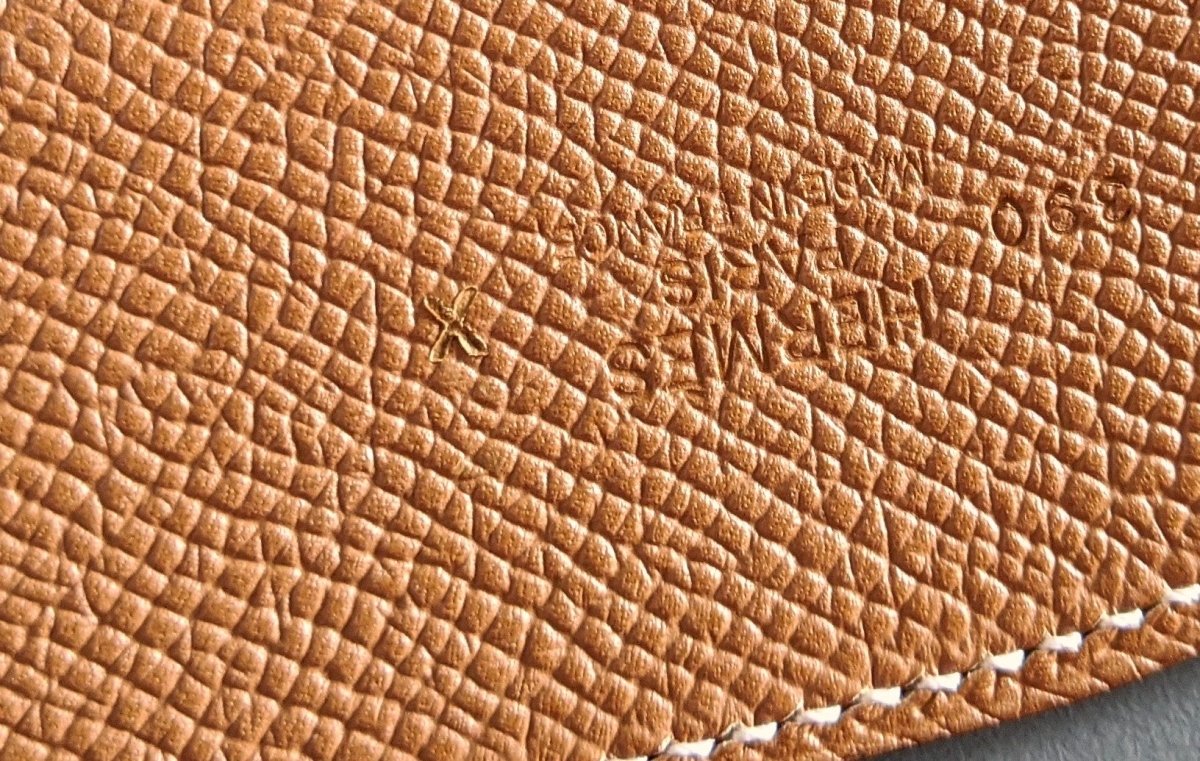 Hermes Orange/Gold Reversible Epsom/Epsom Leather Reversible Strap Belt 42 MM Sz100, New! - poupishop