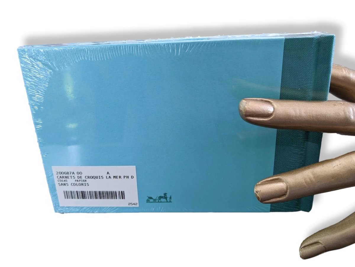 Hermes Papier Carnet de Croquis LA MER The Sea Sketchbook by Philippe Dumas, New and Sealed! - poupishop