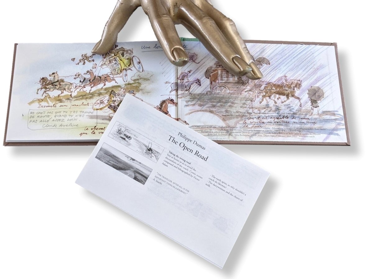 Hermes Papier Carnet de Croquis LA ROUTE The Open Road Sketchbook by Philippe Dumas, New and Sealed! - poupishop
