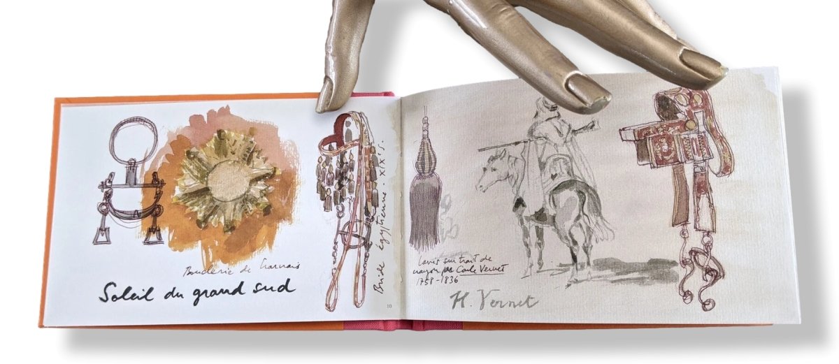 Hermes Papier Carnet de Croquis LE SOLEIL The Sun Sketchbook by Philippe Dumas, New and Sealed! - poupishop
