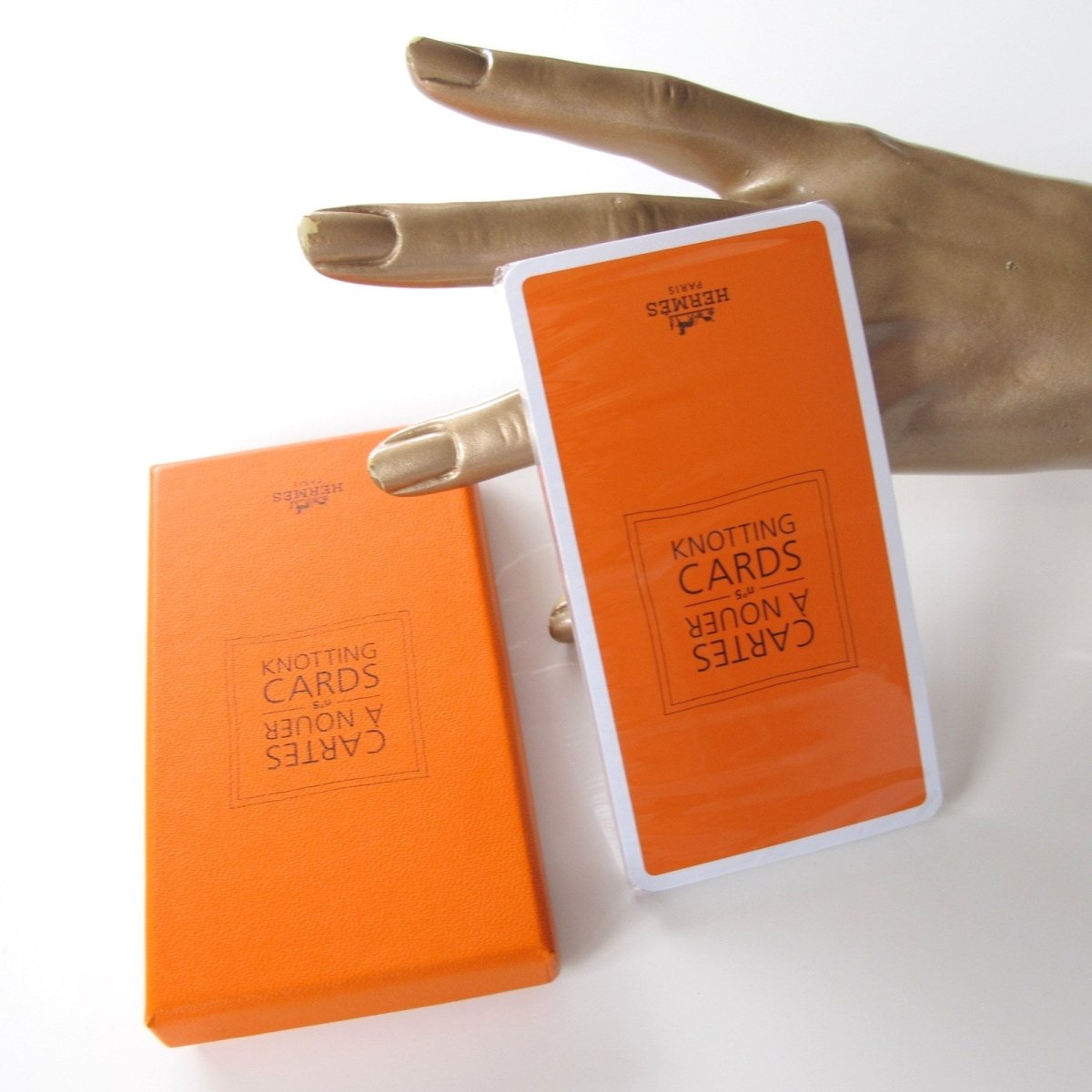 Hermes Papier Knotting Cards in Box, New! - poupishop