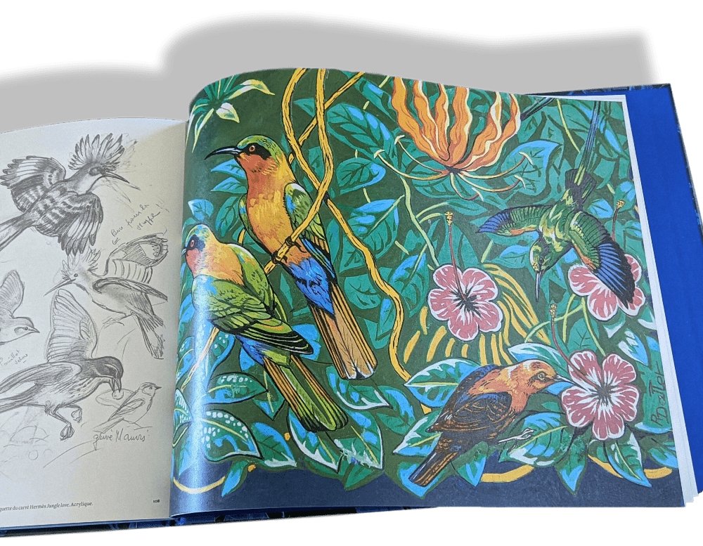 Hermes Papier Les Felins dans l'oeuvre de Robert Dallet Livre, New without celophane! - poupishop
