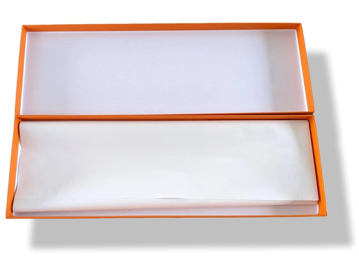 Hermes Papier Orange Box for Tie, New! - poupishop