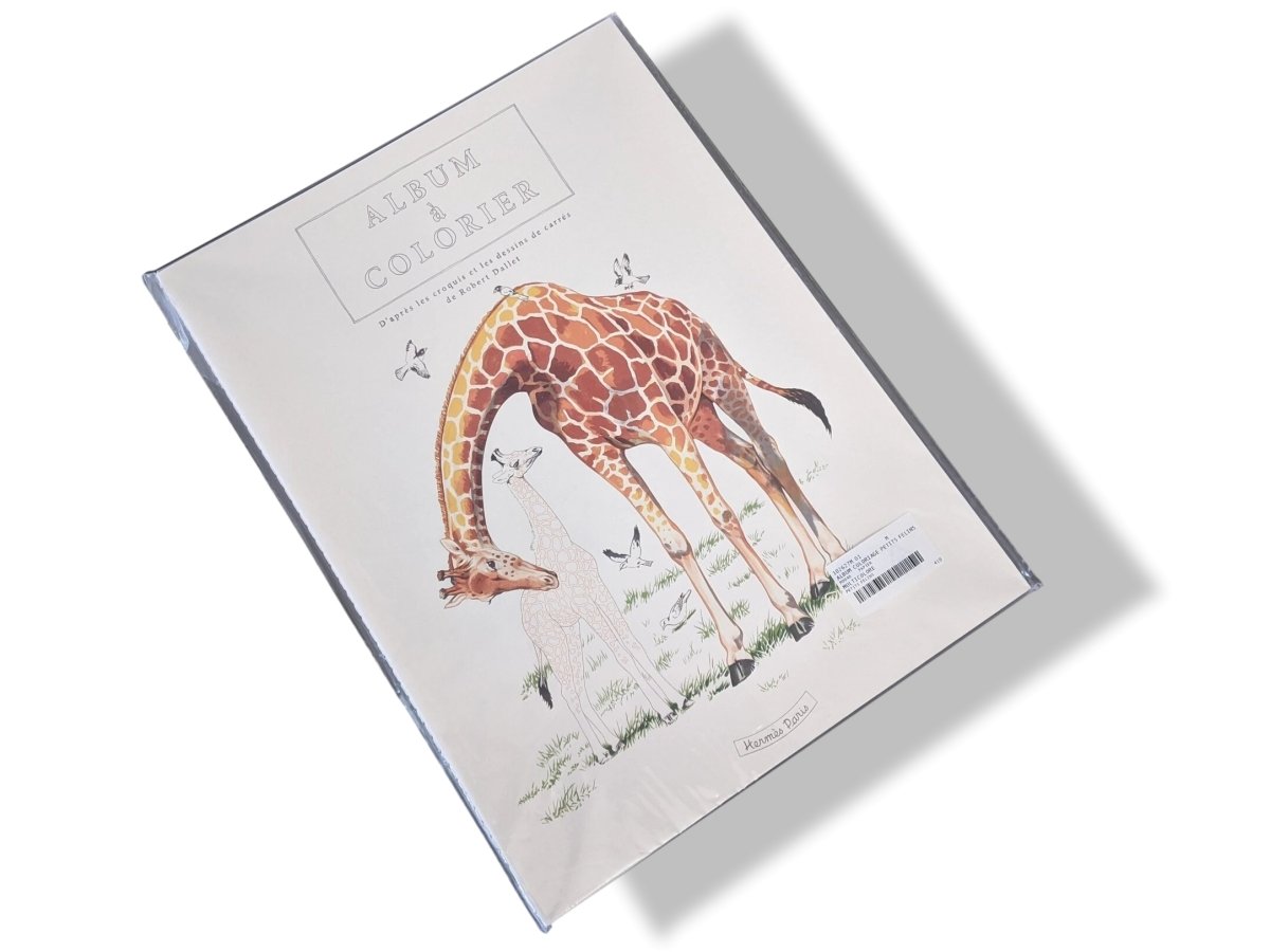 Hermes Papier PETITS FELINS from Robert Dallet Coloring Book, Sealed and New! - poupishop