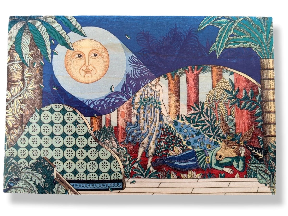 Hermes Papier Wood Greeting Card ACTE III SCENE I LA CLAIRIERE, Superb! - poupishop