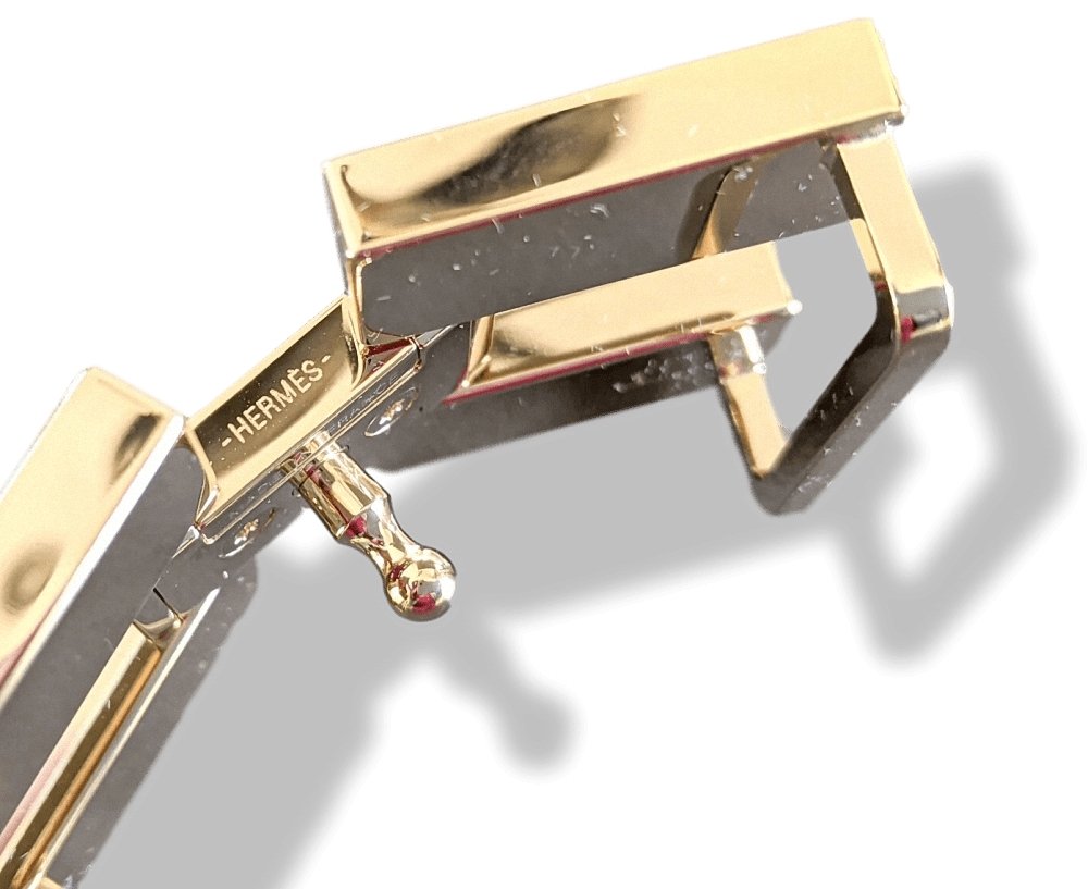 Hermes Permabrass ARTICULEE Belt Buckle 32 mm, New with Pouch! - poupishop
