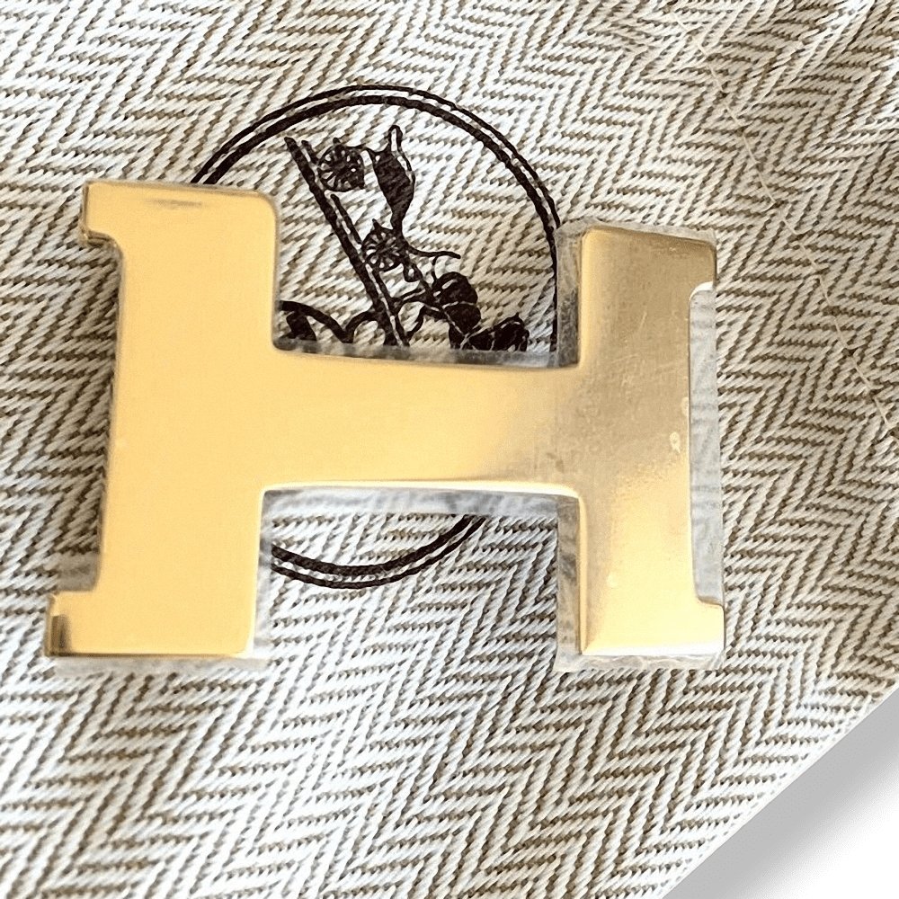 Hermes Permabrass MINI CONSTANCE Buckle 24 mm, New with Pochette and White Box!! - poupishop