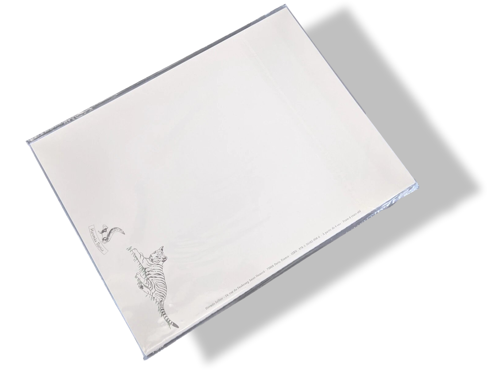 Hermes Papier PETITS FELINS from Robert Dallet Coloring Book, Sealed and New!
