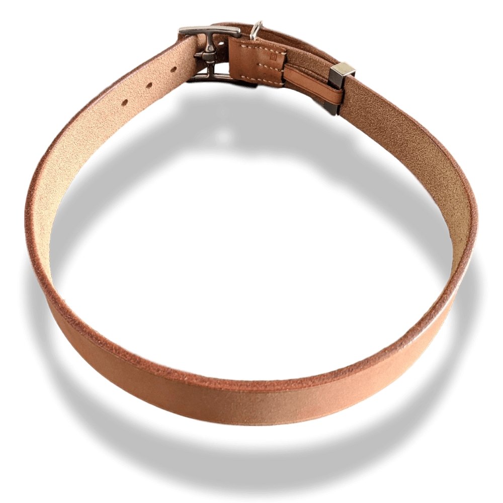 Hermes Pets 2000 Natural Leather ETRIVIERE Big Dog Collar XL, BNIB! - poupishop