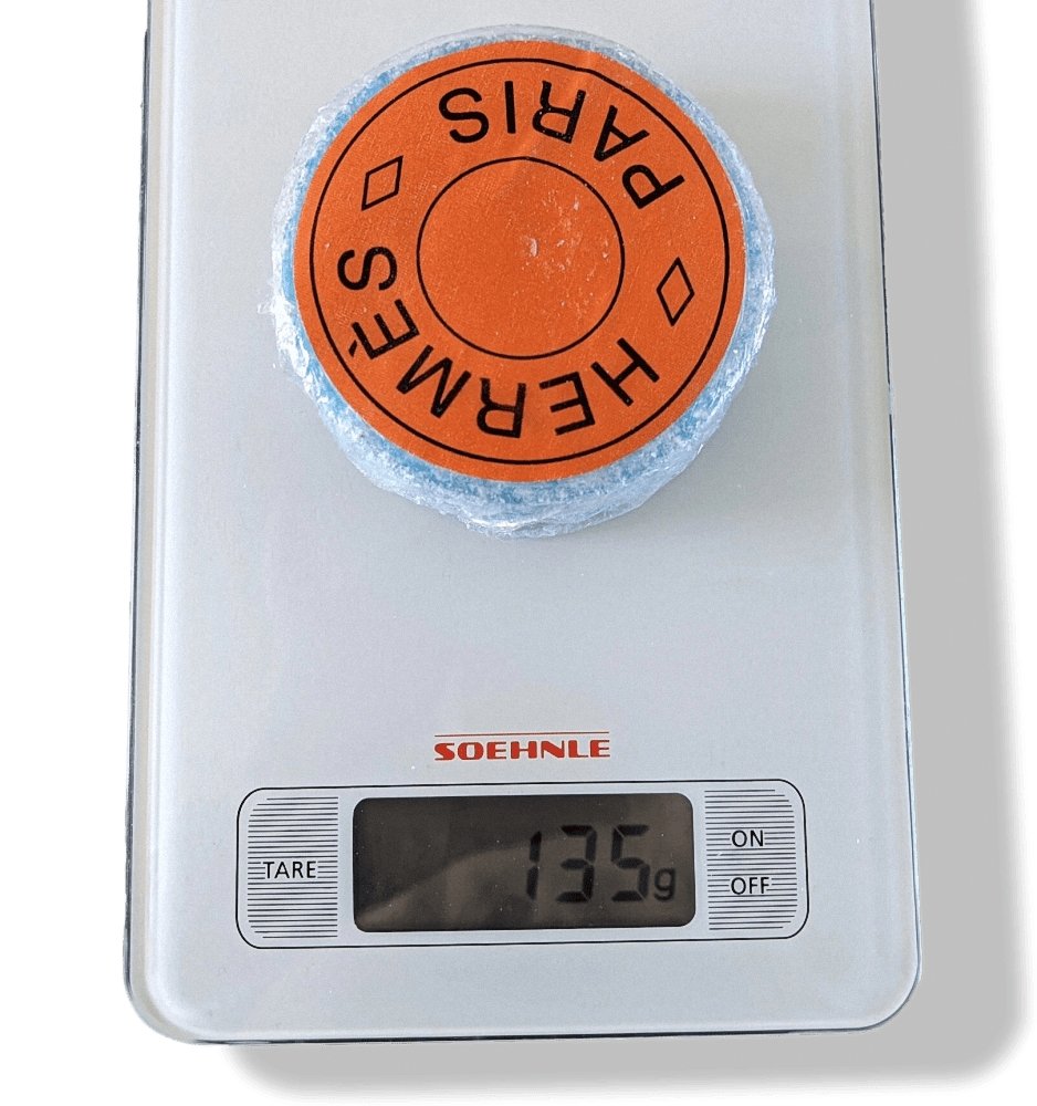 Hermes Pets Blue Lagon Rond Glycerin Soap CLOU DE SELLE for Saddle Leathers, New! - poupishop