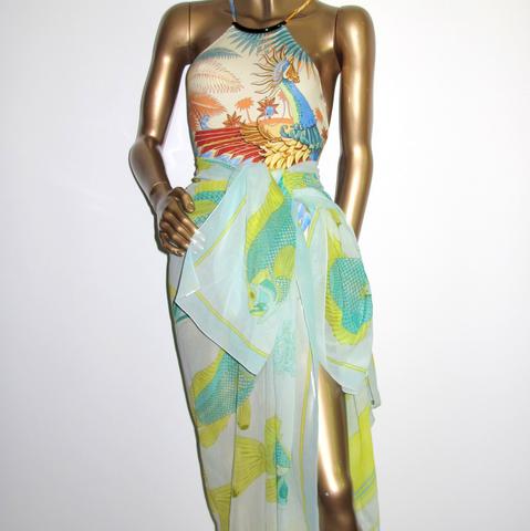 Hermes Pistachio Fish Koi Cotton Huge Cotton Pareo - poupishop