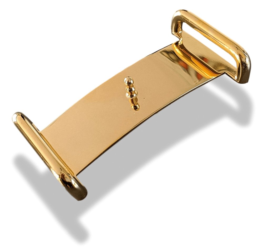 Hermes Plated Gold H Buckle H 32mm, Rare in Pochette! - poupishop