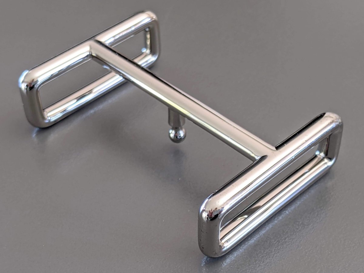 Hermes Plated Silver and Palladium IDEM Buckle H 32mm, New! - poupishop