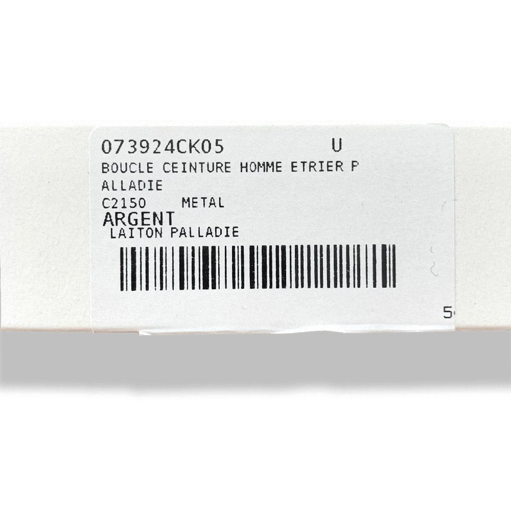 Hermes Plated Silver ETRIER Buckle H 32 mm, New in Pochette and White Box! - poupishop