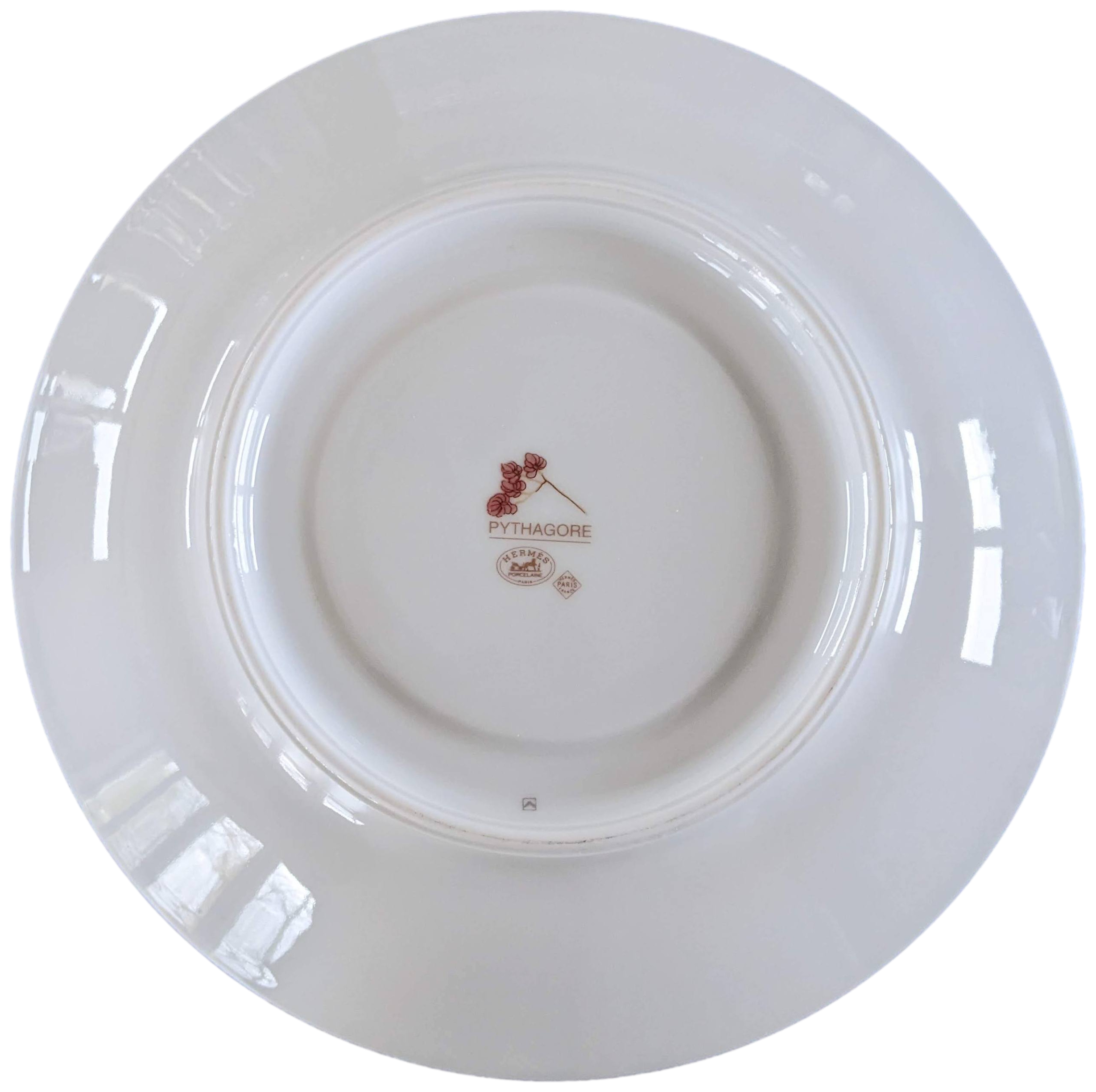 Produits Hermes Porcelain of Limoges "Les Jardins de Pythagore" Small Deep Dish Ø 18,5 cm