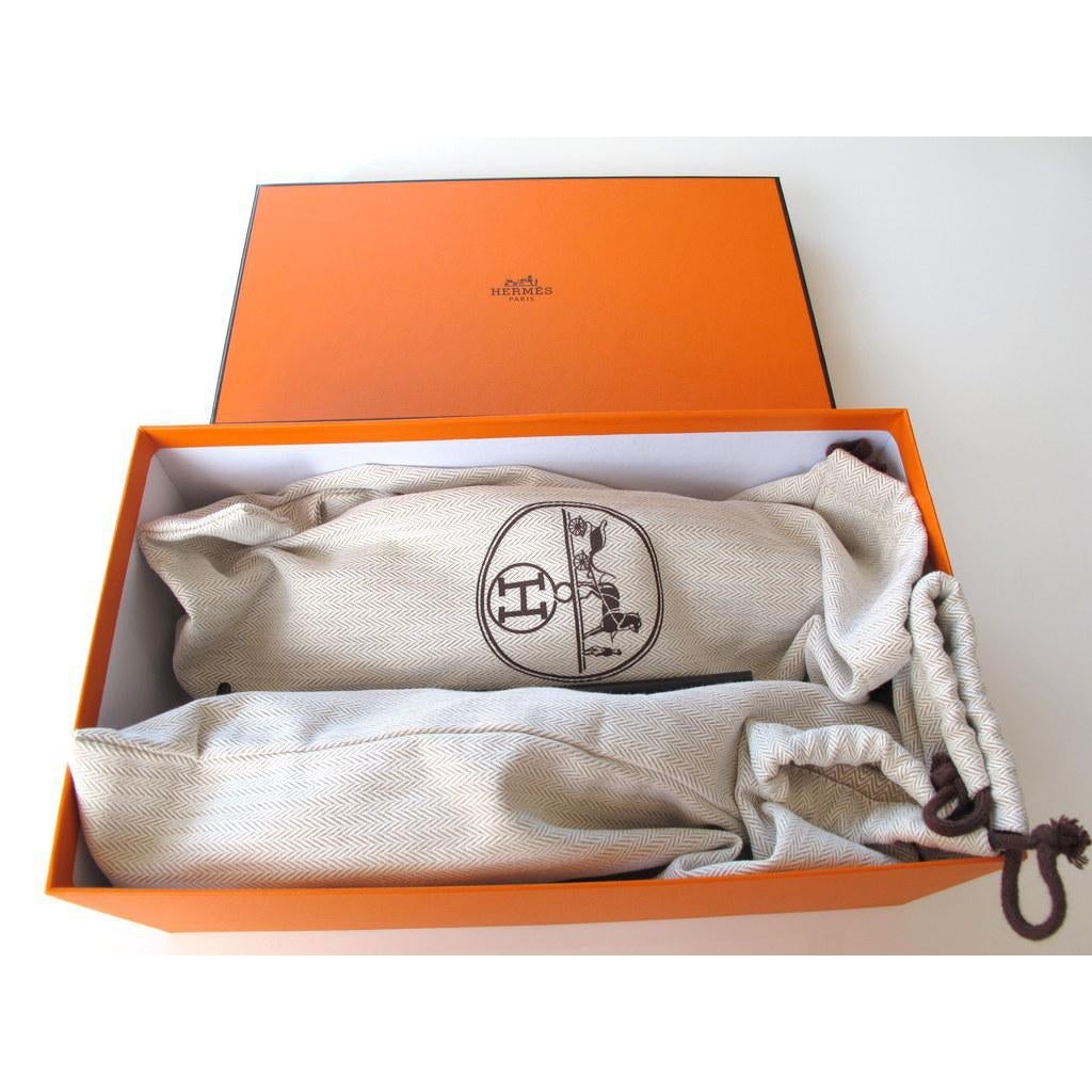 Hermes Print Silk Laura Hermes Flat Slingbacks, NIB! - poupishop