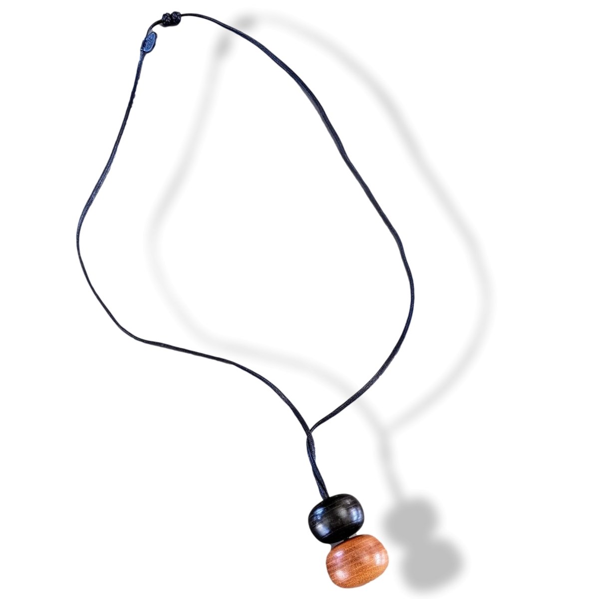 Hermes Rare Precious Wood/Barenia Balls Pompons Pom-Pom Adjustable NECKLACE, BNIB! - poupishop
