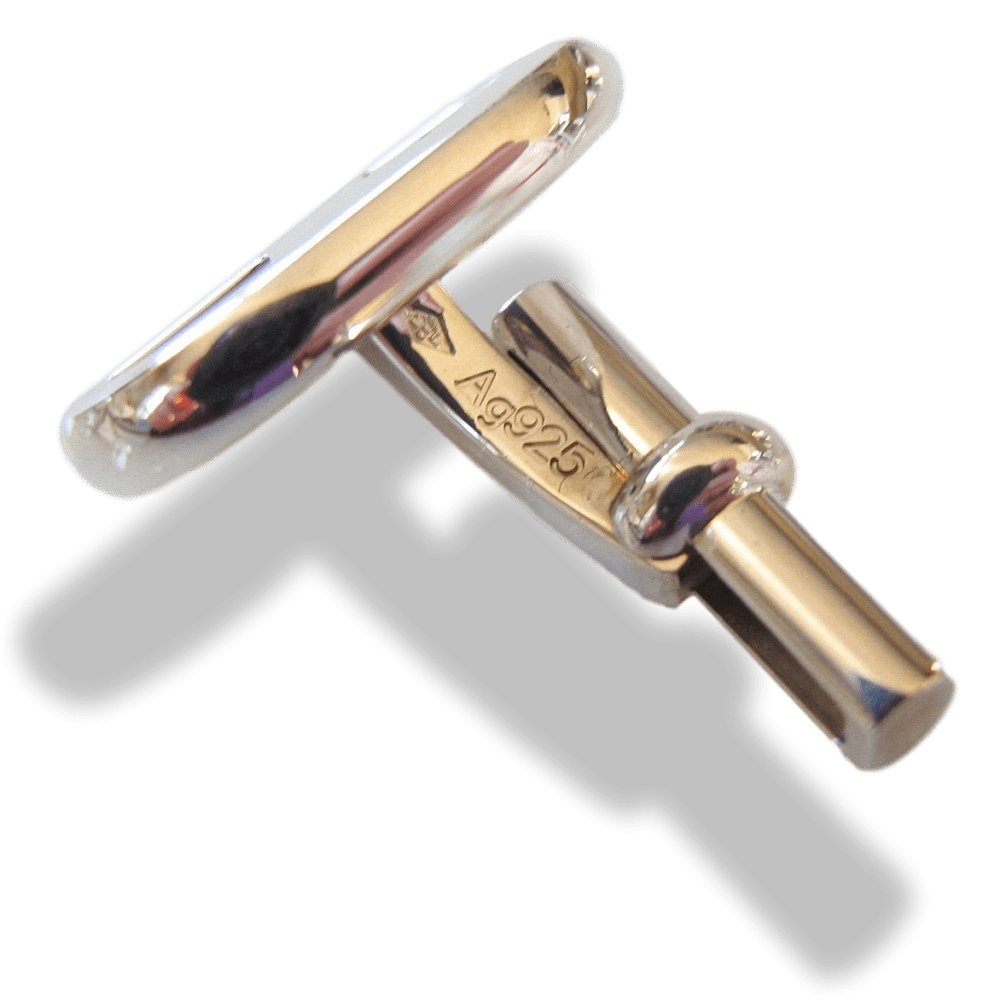 Hermes Rare Sterling Silver Cuffflinks, New! - poupishop